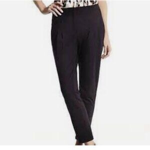 Derek Lam for DesigNation Pleated Crepe Crop Pants Black Size 2